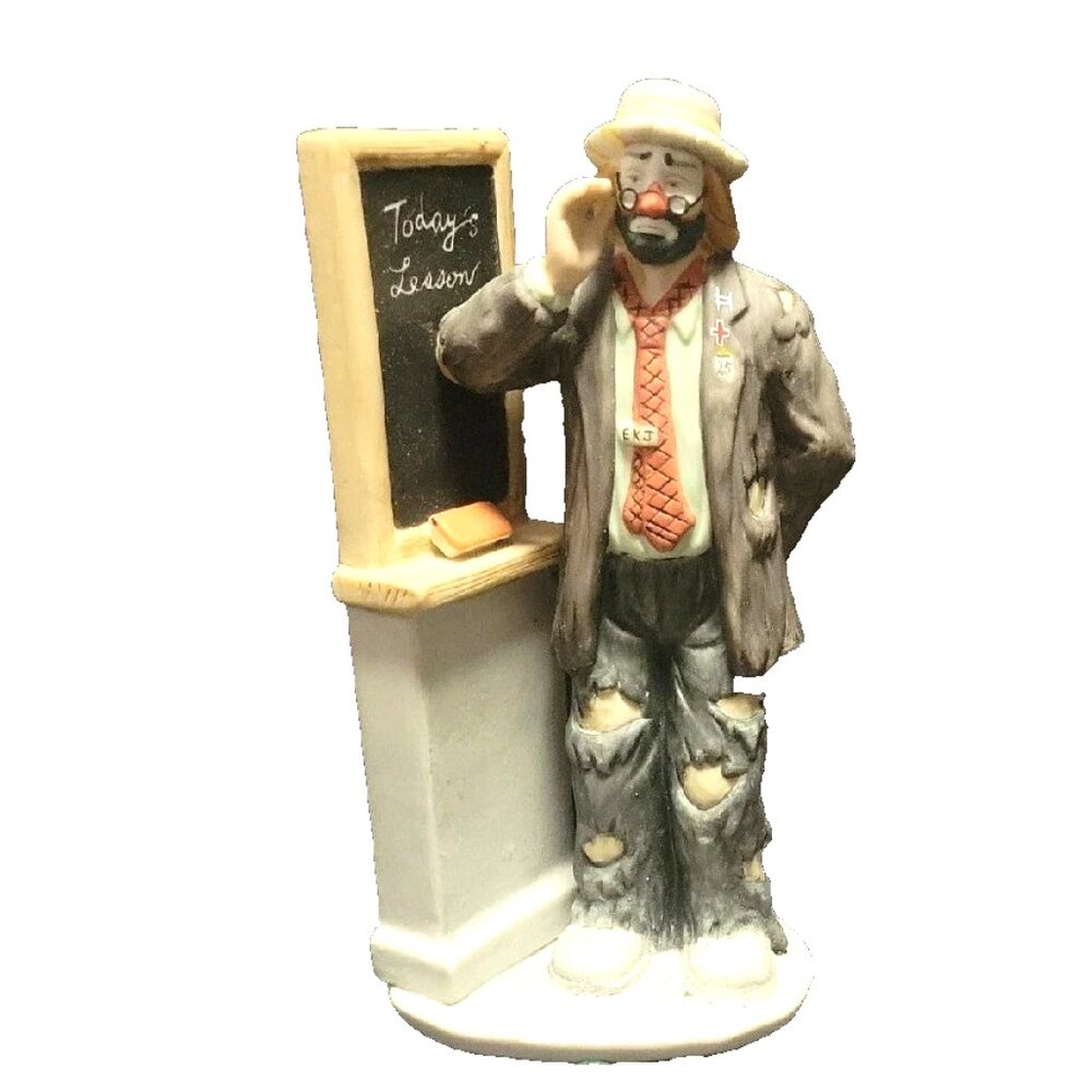Emmett Kelly Jr 1994 Teacher Clown Flambro Figurine